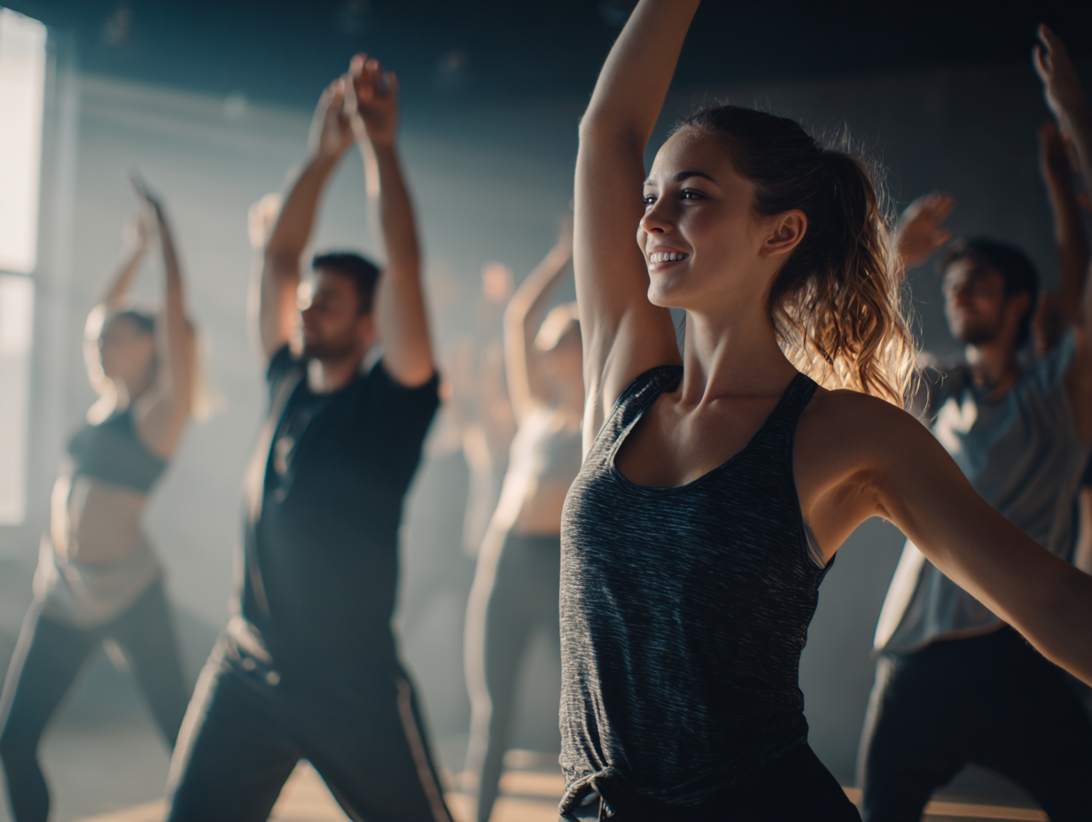 Люди різного віку займаються спортом